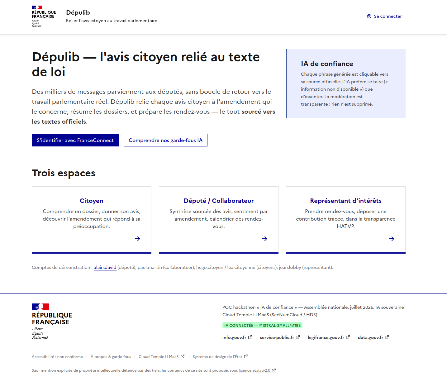 Dépulib - Le doctolib du député