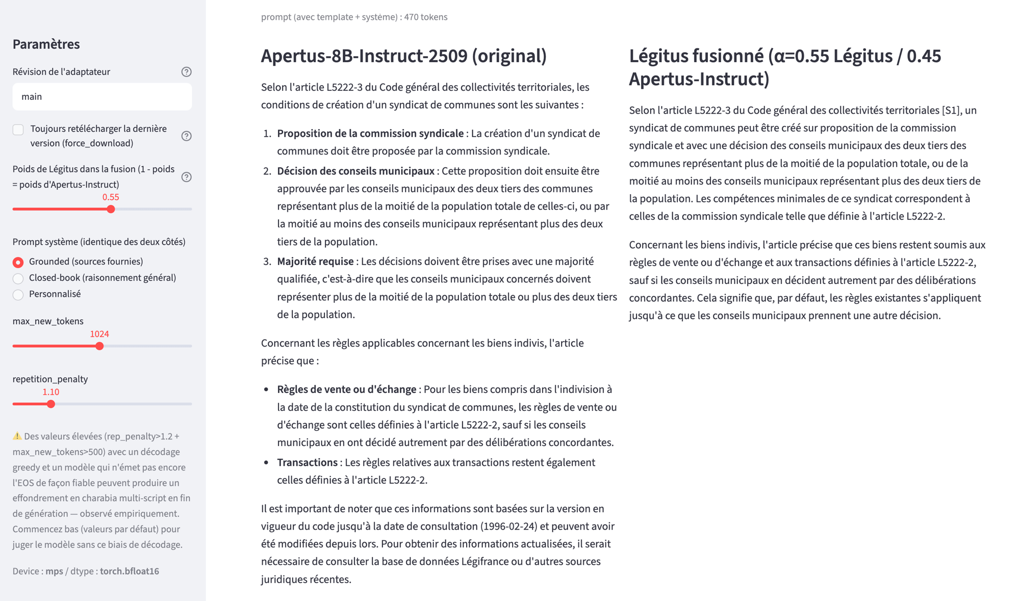 Légitus — assistant IA pour la législation et le droit français