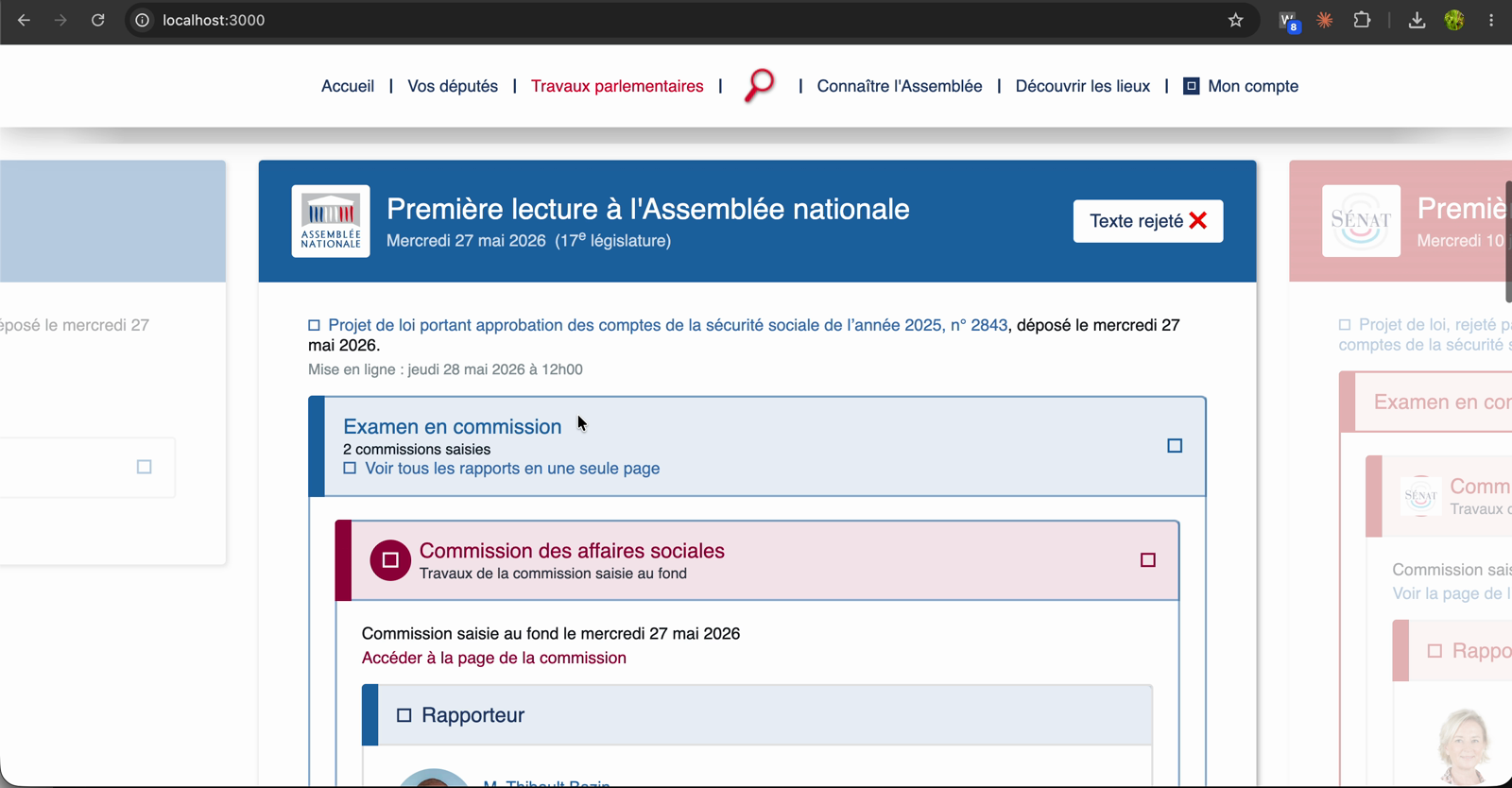 Panneau « Statut WebMCP » : les 21 outils exposés à l'agent