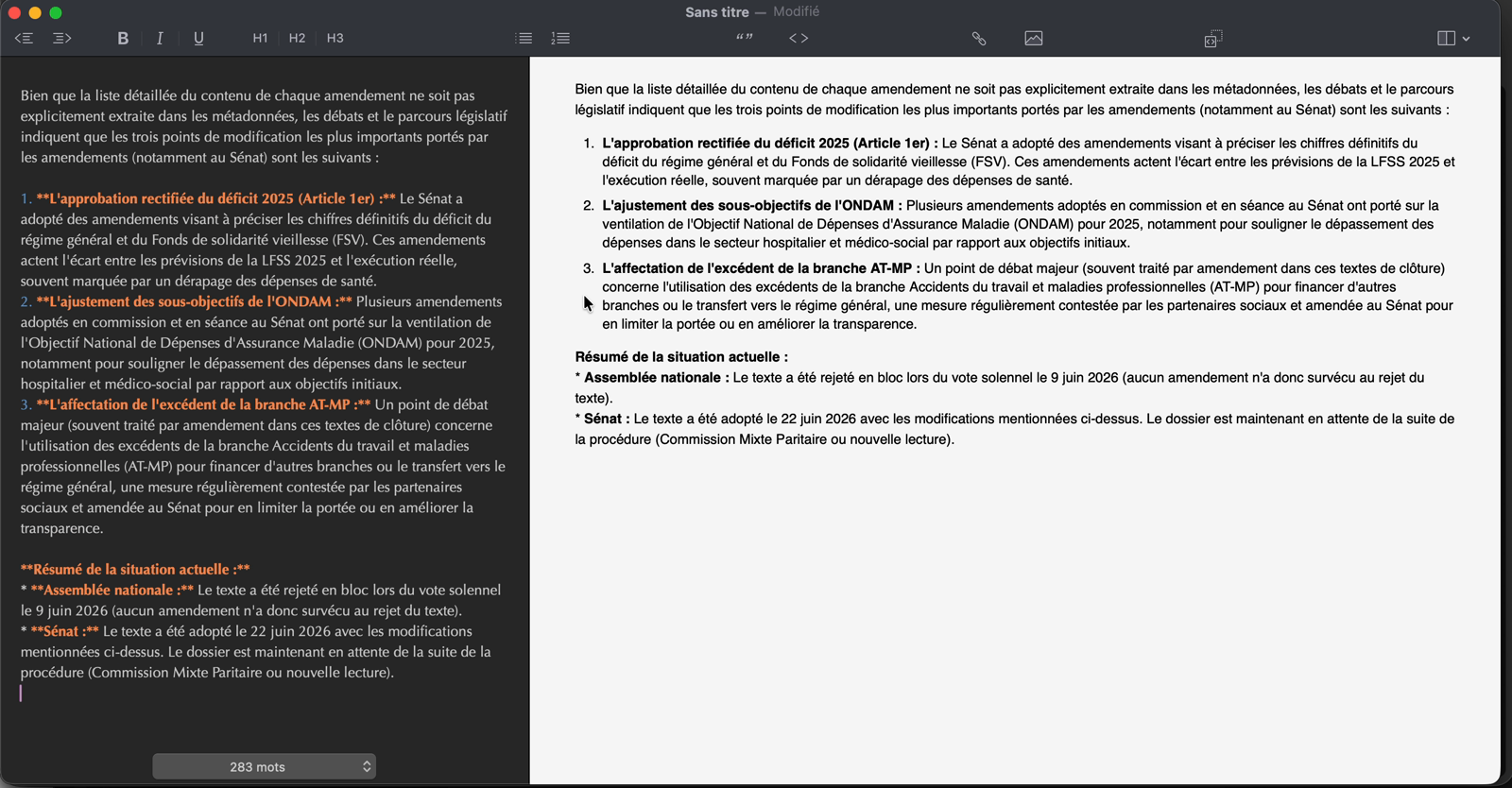 Réponse sourcée de l'agent à partir des outils de la page