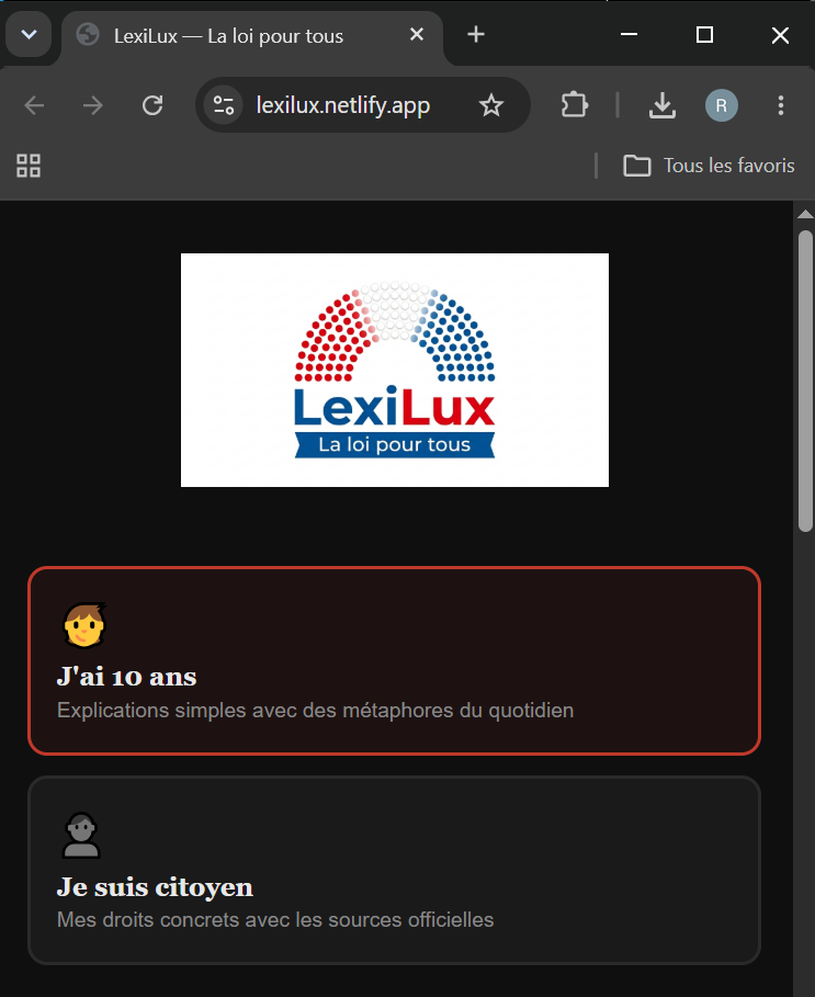 Interface LexiLux