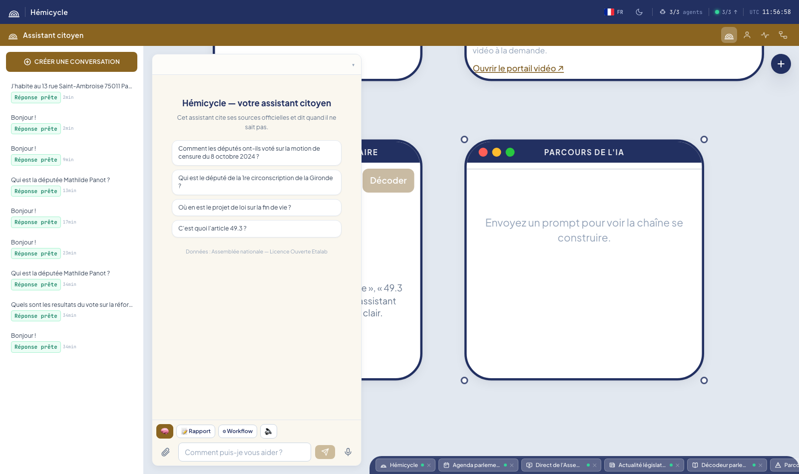 Parcours de l'IA