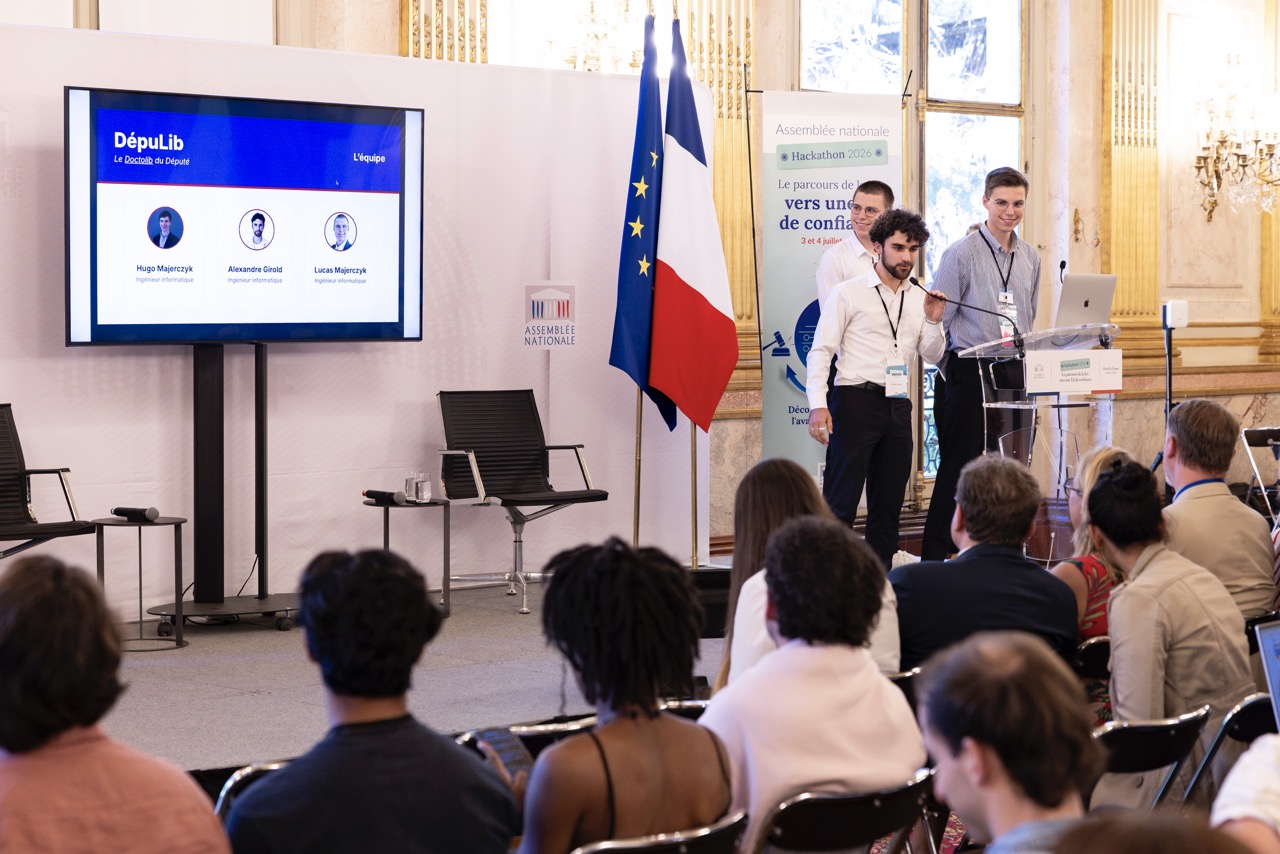 Photo de l’évènement : 20260704 24865 hackathon2026 credit photo assemblee nationale