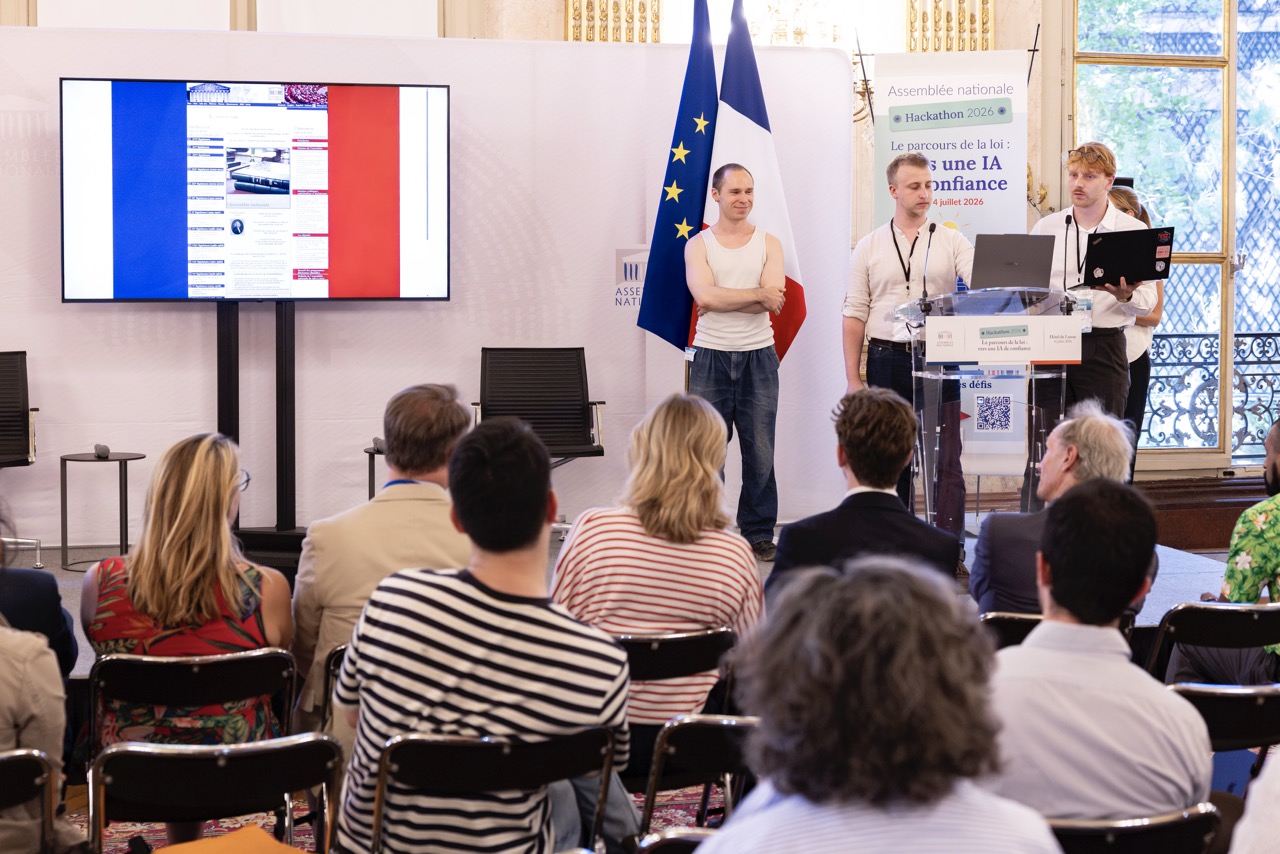 Photo de l’évènement : 20260704 24941 hackathon2026 credit photo assemblee nationale