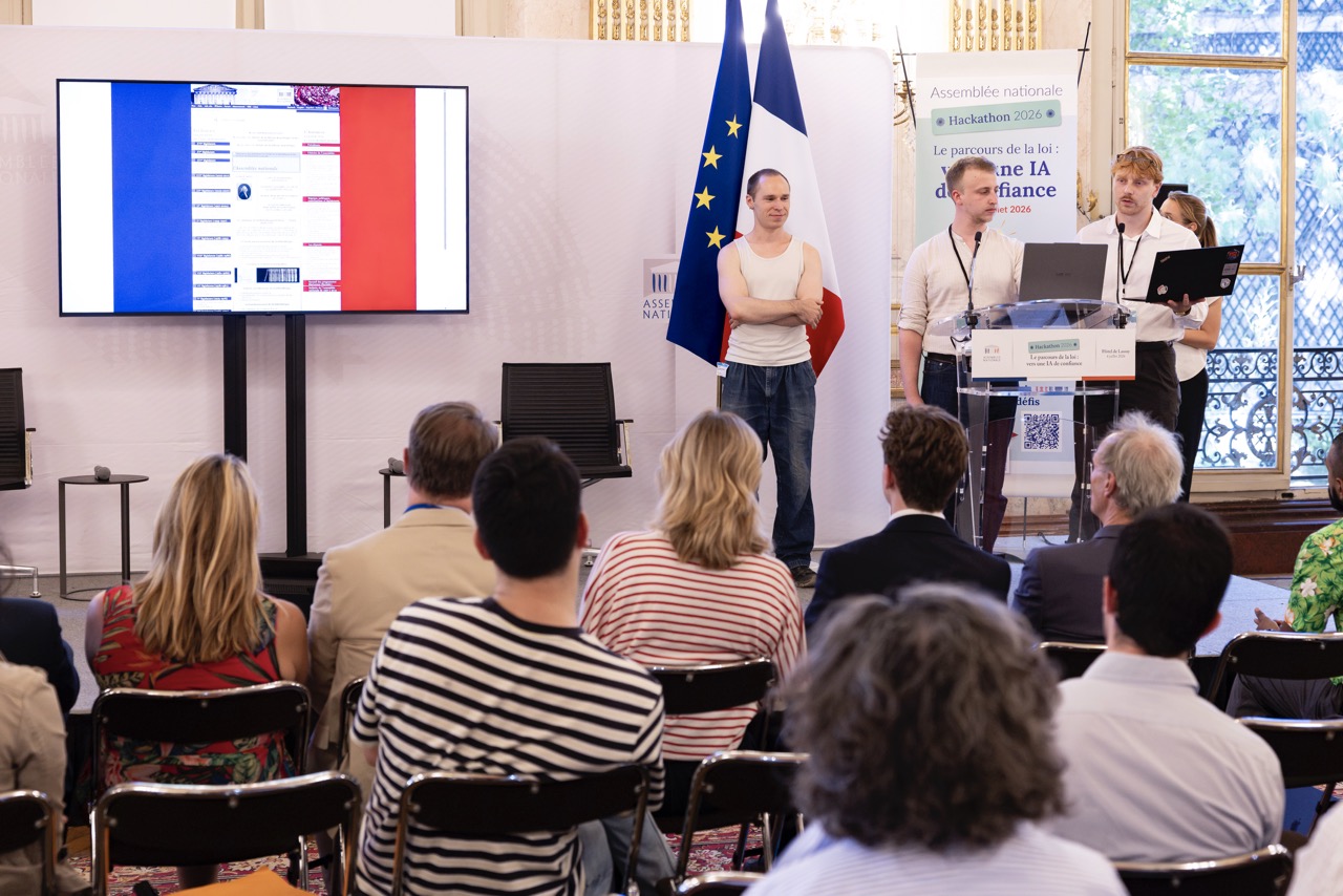 Photo de l’évènement : 20260704 24945 hackathon2026 credit photo assemblee nationale