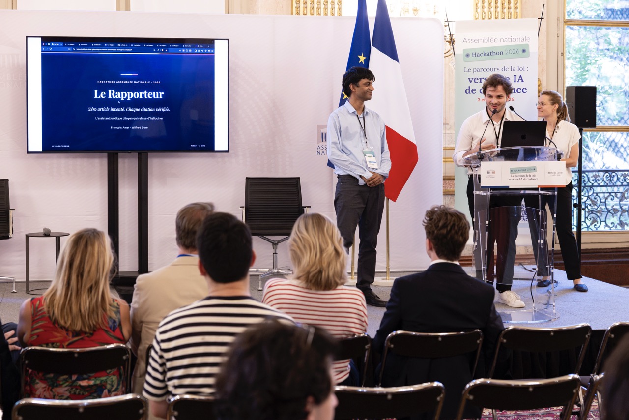 Photo de l’évènement : 20260704 25124 hackathon2026 credit photo assemblee nationale